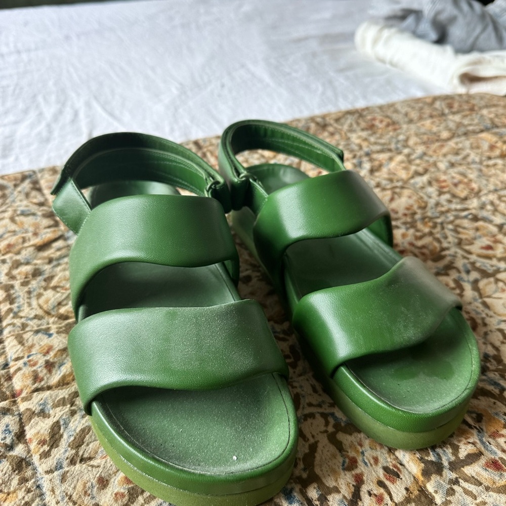 Vince Green Strappy Sandals
